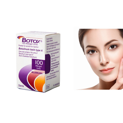 Enjeksiyon Botulinum Toksin Tozu Beyazlatıcı kırışıklık kaldırma 100birim Botox