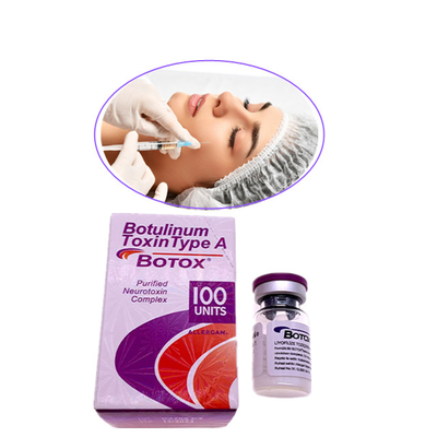 Kırışıklık azaltma 100 Birim Allergan Botox Enjeksiyon Yüzün ince çizgilerini ortadan kaldırır