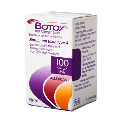 Alergan Botox Botulinum toksin enjeksiyon tozu güzellik ürünü yaşlanma karşıtı kırışıklıklar