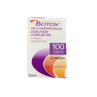Allergan Enjeksiyonu Botulinum Toksin 100 Ünite BTX Kırışıklık Giderme