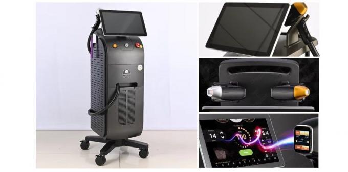 Kalıcı Saç Kaldırma Lazer Ultra ince 4K Ekran 808nm Diyot Lazer Saç Kaldırma Titanyum Lazer 1