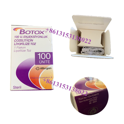 Allergan  Enjeksiyonu Botulinum Toksin 100 Adet BTX Kırışıklık Karşıtı