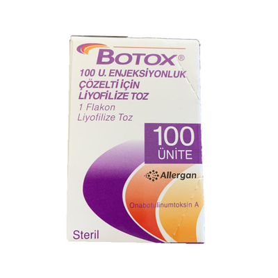 Yaşlanma Karşıtı Kırışıklık Karşıtı Allergan Botox Enjeksiyon Tip A 100 Adet