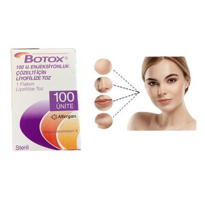 Allergan 100 Adet Botulinum Toksin  Enjeksiyonu Kırışıklık Giderme Operasyonu