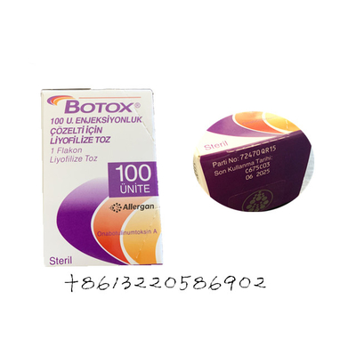 Allergan  Enjeksiyonu Botulinum Toksin 100 Adet Alın Kırışıklıkları