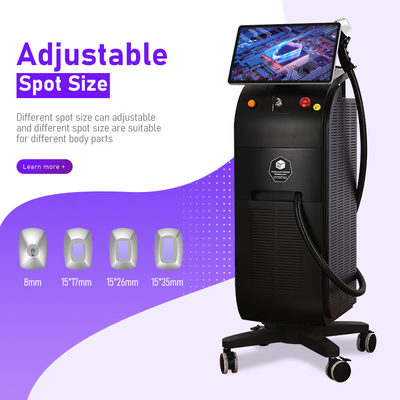 Diyot Lazer Saç Çekme Makinesi 3 Dalga Değişilebilir Nokta Buz Titanyum Saç Çekme