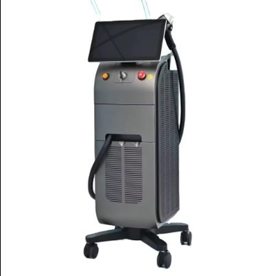 808nm Tek / Çift El 1200W 1800W Diyot Lazer Saç Kaldırma Makinesi Salon için Buz Titanyum