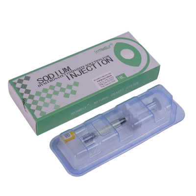 Hyaluronik Asit Gel Bileşik Çözüm Gözleri Kaldırmak Siyah Daire Gözyaşı Çukurları Sodyum Hyaluranat