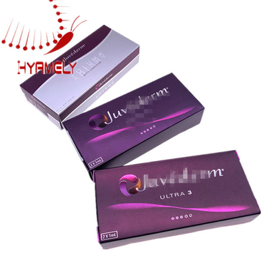 Şeffaf Juvederm Ultra 3 Dudak Doldurucu Hyaluronik Asit Yüz ve Vücut için Dermal Doldurucu