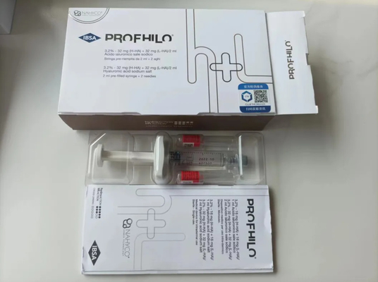 Şeffaf Profhilo Deri Güçlendirici Hyaluronik Asit Dermal Filler Meme Büyütme Kolaylaştırıldı