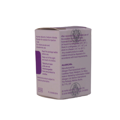 Allergan Botox Enjeksiyon 100 Birim kırışıklığı kaldırmak için