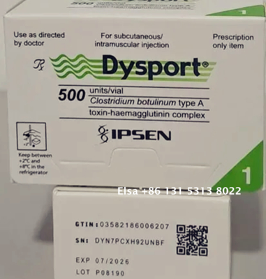 Dysport Botulinum toxin  Dysport 500u Dysport white powder btx Botox