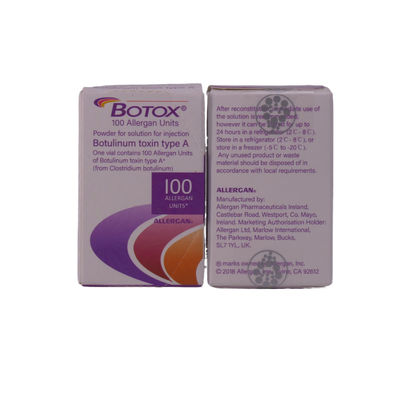 Allergan 100 IU Botulinum toksin enjeksiyonu Hiyaluronik asit