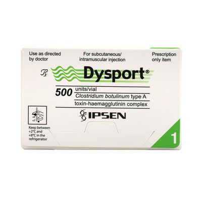 Dysport 500Birim A Tipi Botulinum Toksin kırışıklıkları kaldırmak için