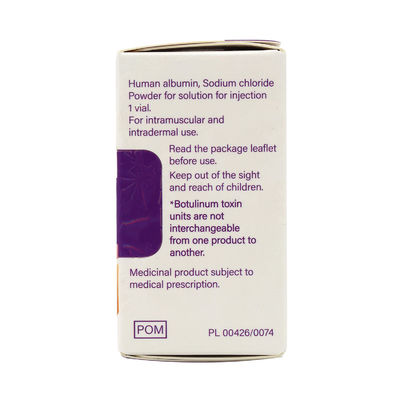 Yüksek kaliteli Allergan botoks 100 ünite Botulinum toksin tozu