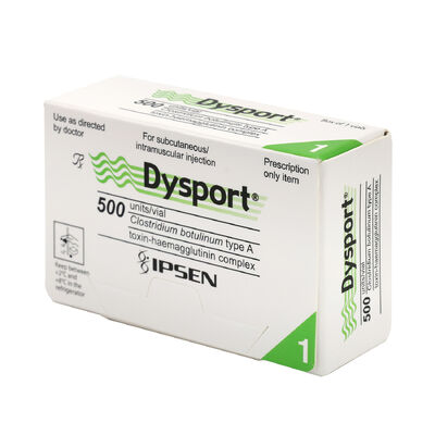 Dysport 500 u Botulinum toksin cilt bakımı kırışıklık kaldırma enjeksiyonu