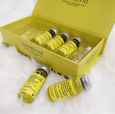 Yağ Çözücü Enjeksiyonlar 5 Şişe X 10ml Limon Şişesi Kilo Kaybı Vücut Zayıflama Enjeksiyonları İçin