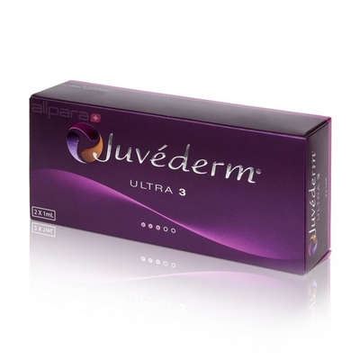 Dudaklar için Juvederm Ultra3 2 * 1ml Hyaluronik Asit Dermal Filler Enjeksiyonu