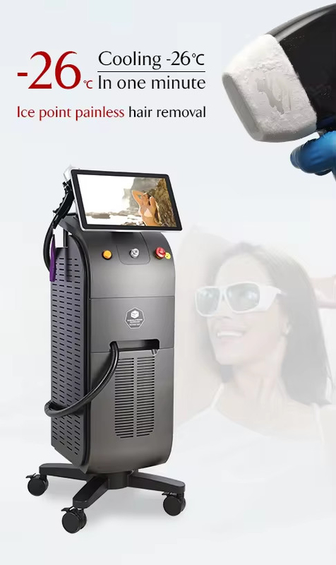 TEC Kondansör Radyatör Lazer Saç Kaldırma Makinesi 755 808 940 1064 nm Diyot lazer