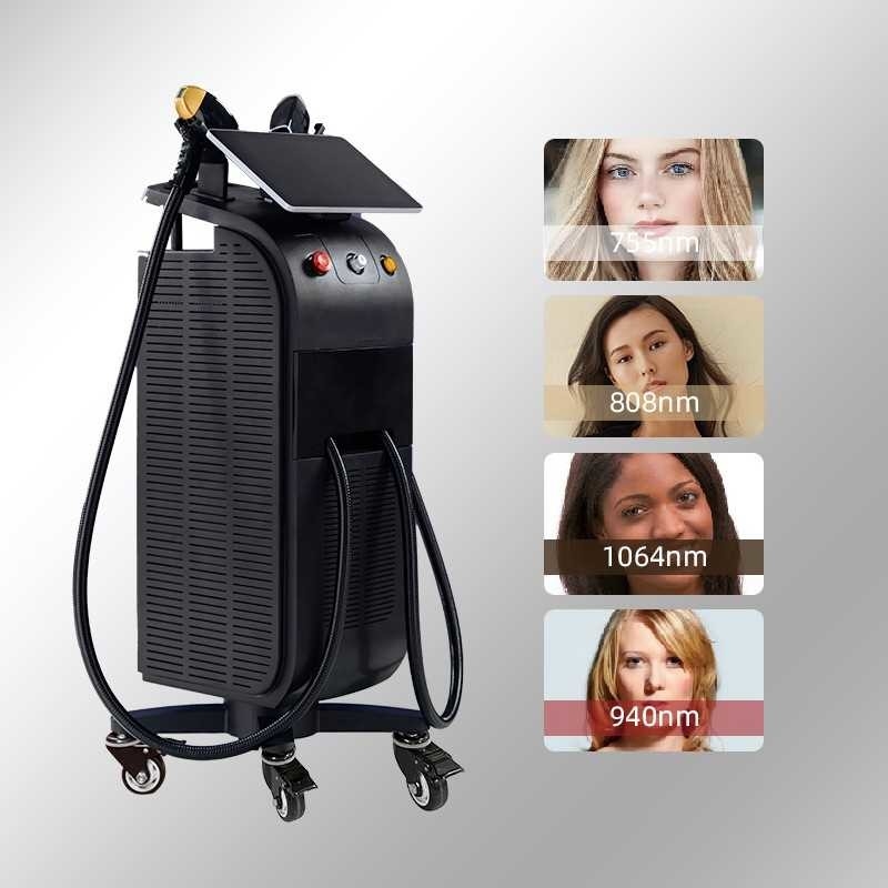 Güçlü Yeni 808nm Ice Diodo Trio 3 Wave Diode Laser 810nm Depilation 808 Nm Saç çıkarma 3 Waves Titanyum Medical Machi