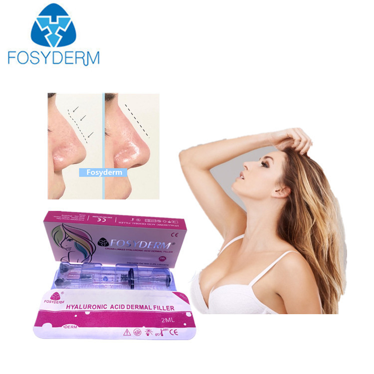 2ml Hyaluronik Asit Dermal Dolgu Yüzün Çene Çene Dudaklar Ve Vücut Üzerindeki Kıvrımları Yumuşatmak İçin