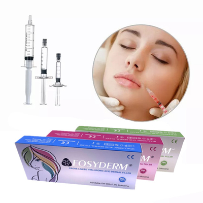 Çapraz Bağlı 1ml Hyaluronik Asit Dermal Dolgu Sodyum Enjeksiyonu