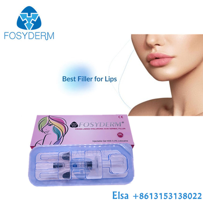 Yüz Dudak Enjeksiyonu İçin Hyaluronik Asit Fosyderm Dermal Dolgu Maddesi 24mg / Ml
