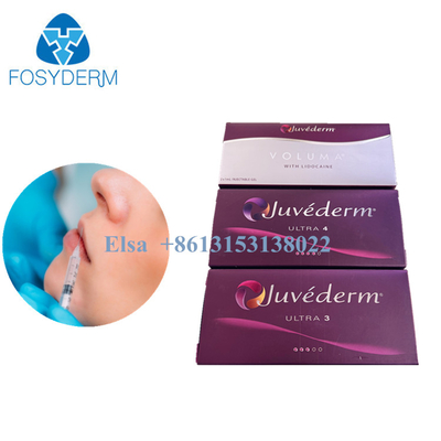Şeffaf Kırışıklık Azaltma Dermal Dolgu 2ml Juvederm Voluma Enjekte Edilebilir Dolgu
