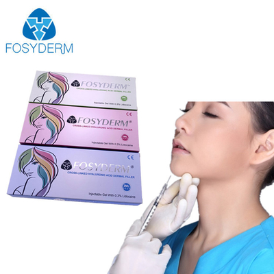 Fosyderm 2ml İnce Derm Yüz Kırışıklıkları Dudaklar Çene İçin Derin Dermal Dolgu