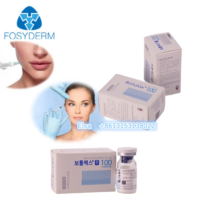 Botulax 100 birim Botulinum Toxin Anti kırışıklık Enjeksiyon Yüz için Koreli