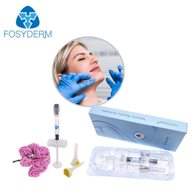 Dudak Burun Çene Yanak İçin Şırınga ile Yüz Hyaluronik Asit Dermal Filler 24mg