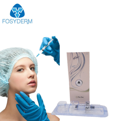 Fosyderm Dermal Filler Çapraz Bağlantılı Hyaluronik Asit Jel Dudak Enjeksiyonu Hyaluron Kalem İçin 24mg / Ml