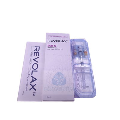 Orijinal Kore Revolax Dermal Dolgu Çapraz Bağlantılı Hyaluronik Asit Enjeksiyonu 24mg / Ml
