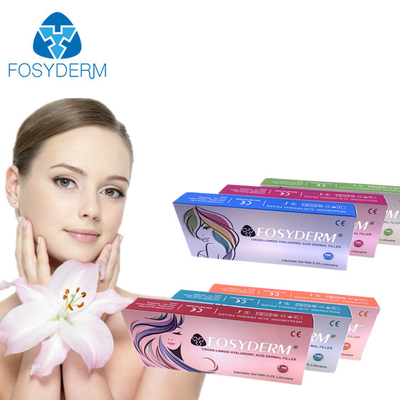 Fosyderm Hyaluronik Asit Yüz Dermal Dolgu Çapraz Bağlantılı HA Jel 1ml 2ml 5ml